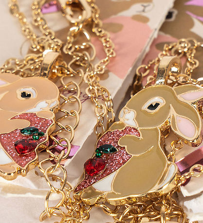 Konges Sløjd Halskæder - 2-pak - Bunnie Besties - Guld