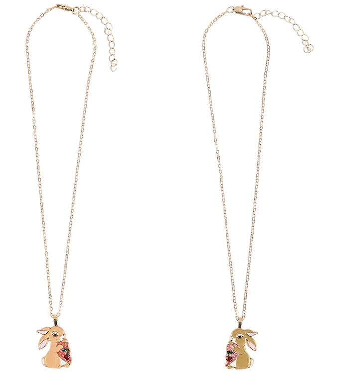 Konges Sløjd Halskæder - 2-pak - Bunnie Besties - Guld