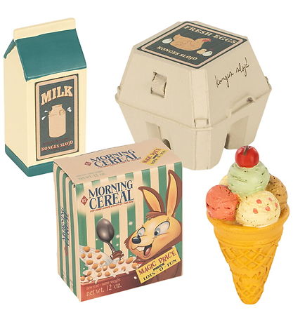 Konges Sløjd Legemad - 12 Dele - Mini Market Købmandssæt