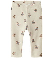 Name It Leggings - Rib - NbmDenkab - Peyote Melange