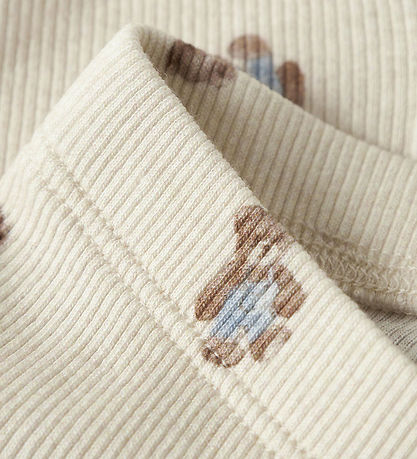 Name It Leggings - Rib - NbmDenkab - Peyote Melange