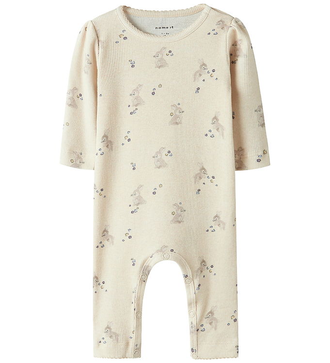 Name It Heldragt Peyote Melange Med Kaninprint - Str. 1m 56cm