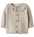 Name It Cardigan - Knitted - NbfDiame - Peyote Melange