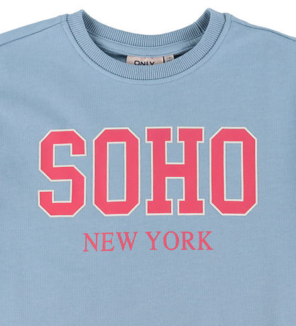 Kids Only T-shirt - KogDitta - Soft Chambray/SOHO New York/Tiger