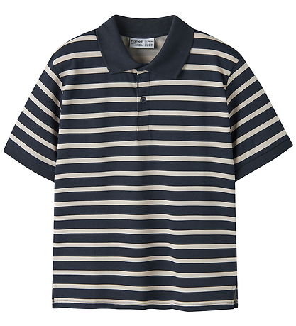 Name it Bluse - Polo - NkmVolo - Navy Blazer/Chateau Gray