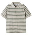 Name it Bluse - Polo - NkmVolo - Chateau Gray/Shadow