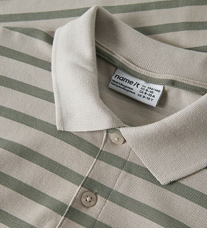 Name it Bluse - Polo - NkmVolo - Chateau Gray/Shadow
