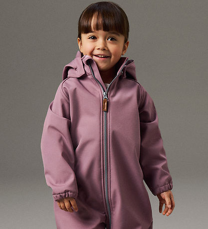 Name It Softshelldragt m. Fleece - Magic - NmfAlfa08 - Grape Sha