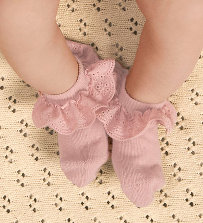 Lil Atelier Strømper - 2-pak - NbfDertrud - Misty Rose