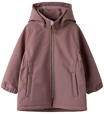 Name It Softshell Jacket w. Fleece - NmfAlfa08 - Grape Shake