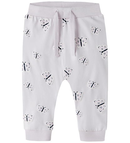 Name It Bukser - NbfVandora - 2-pak - Lavender Fog/Cradle Pink