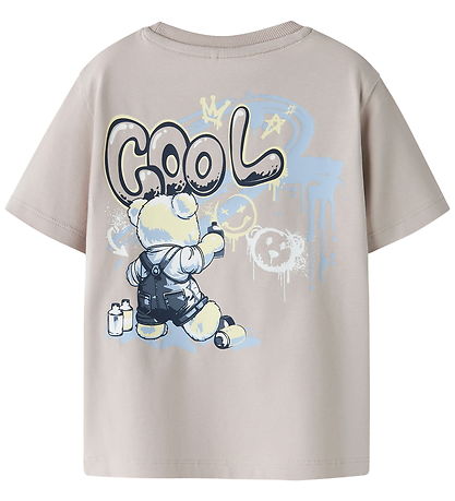 Name It T-shirts - NmmDigro - 2-pak - Blue Fog/Chateau Gray