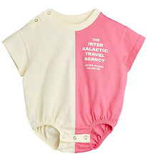 Mini Rodini Body K/Æ - Travel Agency - Rosa/Beige