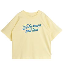 Mini Rodini T-shirt - To The Moon - Yellow