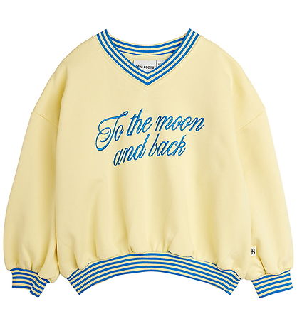 Mini Rodini Sweatshirt - To The Moon - Gul