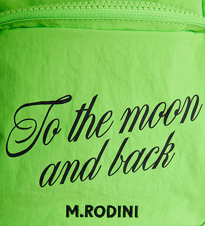 Mini Rodini Backpack - Small - To The Moon - Green