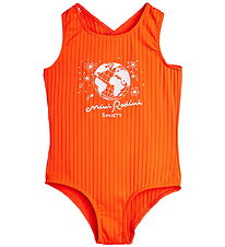 Mini Rodini Maillot de Bain - UV40+ - Société - Rouge