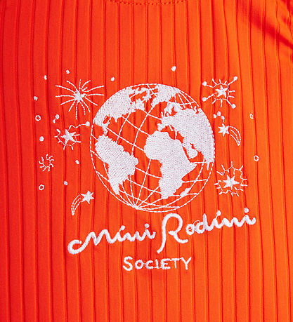 Mini Rodini Badedrakt - UV40+ - Samfunn - Rød