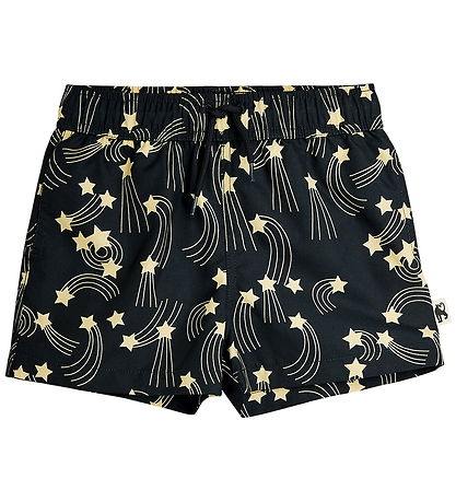 Mini Rodini Swim Shorts - Starfall - Black