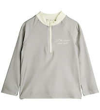 Mini Rodini Swim Top - UV40+ - To The Moon - Grey