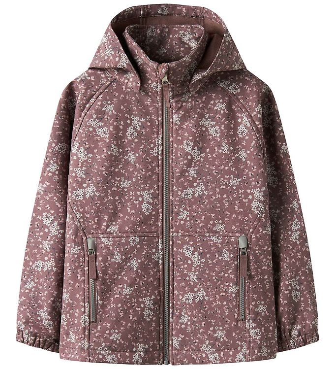 Name It Softshelljakke m. Fleece - NkfAlfa08 - Grape Shake/Dream