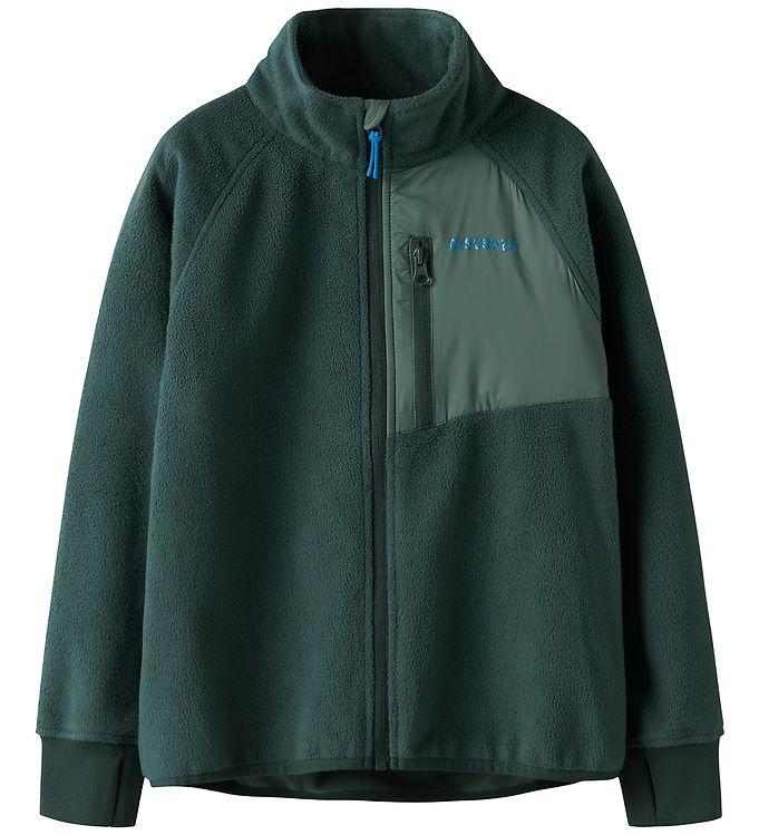 NAME IT Vindtæt Fleece Jakke Move03 Green Gables