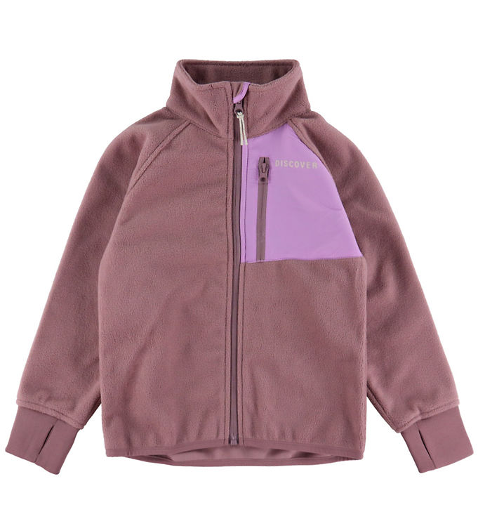 NAME IT Vindtæt Fleece Jakke Move03 Grape Shake