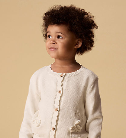 Lil Atelier Cardigan - NmfDola - Coconut Milk