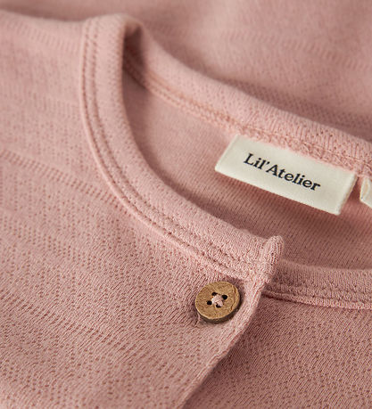 Lil Atelier Cardigan - NmfDimia - Misty Rose