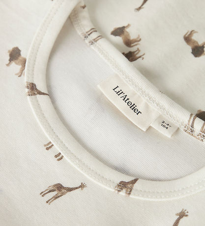 Lil Atelier Bluse - NmmLayo - Coconut Milk/Lion