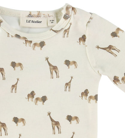 Lil Atelier Body L/Æ - NbmLayo - Coconut Milk/Lion