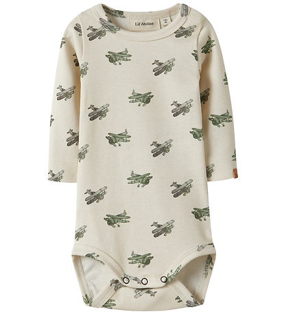 Lil Atelier Body L/Æ - NbmLayo - Coconut Milk/Airplane