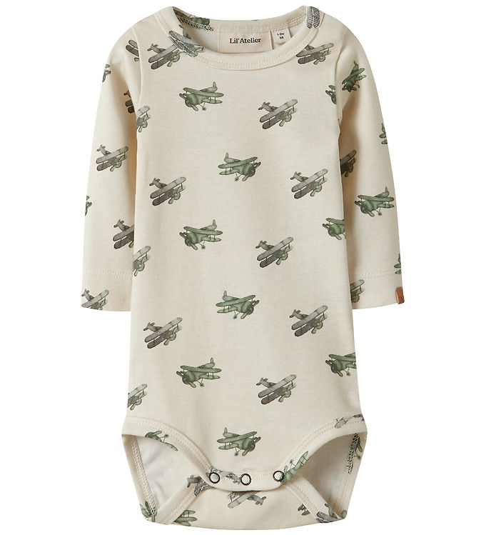 Lil' Atelier Body L/Æ - Bomuld/Lyocell - NbmLayo - Coconut Milk/ billede