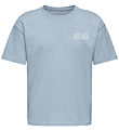 Kids Only T-shirt - Loose - Noos - KogHelen - Soft Chambray/Milk