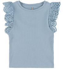 Kids Only Top - Rib - Noos - KogDrea - Soft Chambray