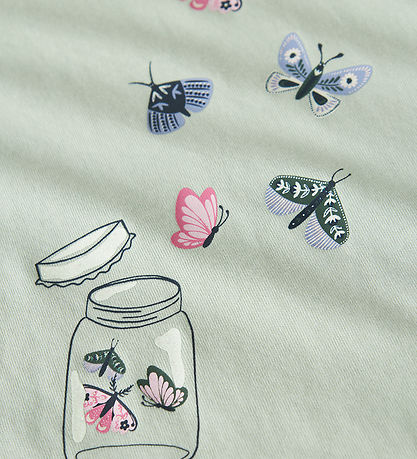 Name It T-shirt - NmfVilena - Pale Aqua/Butterfly Jar