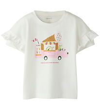 Name It T-shirt - NmfVilena - Cloud Dancer/Ice Cream Truck