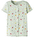 Name It T-shirt - NmfVemia - Pale Aqua/Fruit Flowers