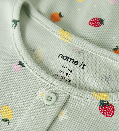 Name It T-shirt - NmfVemia - Pale Aqua/Fruit Flowers