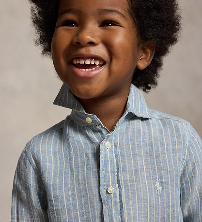 Polo Ralph Lauren Skjorte - Blue Cream