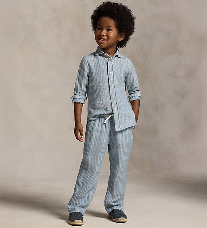 Polo Ralph Lauren Skjorte - Blue Cream