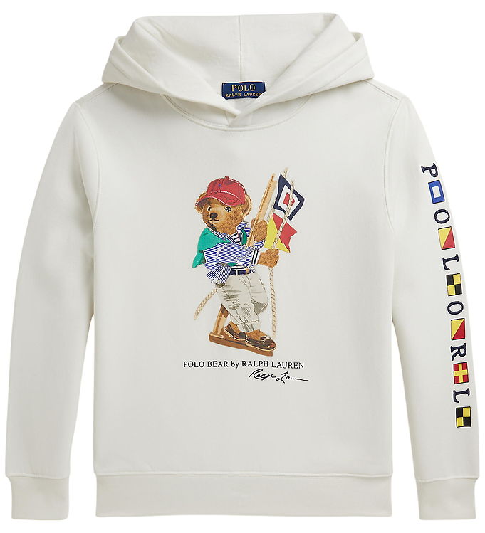Polo Ralph Lauren Sweatshirt - Bear - Deckwash White