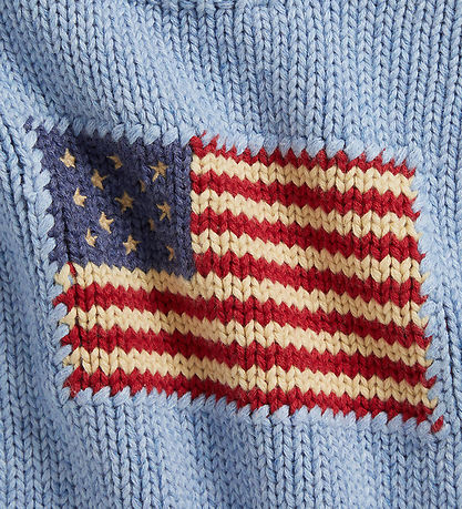 Polo Ralph Lauren Bluse - Strik - Blue Heather