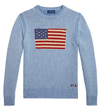 Polo Ralph Lauren Bluse - Strick - Blue Heather