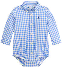 Polo Ralph Lauren Skjortebody - Blue/ White