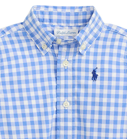 Polo Ralph Lauren Skjortebody - Blue/ White