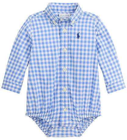 Polo Ralph Lauren Skjortebody - Blue/ White