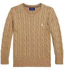 Polo Ralph Lauren Bluse - Strik - Classic Camel Heather