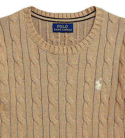 Polo Ralph Lauren Bluse - Strik - Classic Camel Heather