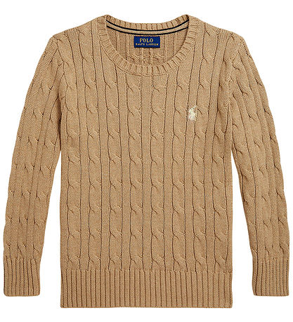 Polo Ralph Lauren Bluse - Strik - Classic Camel Heather